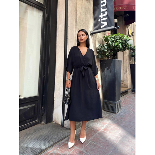 Ayrobin Midi Elbise