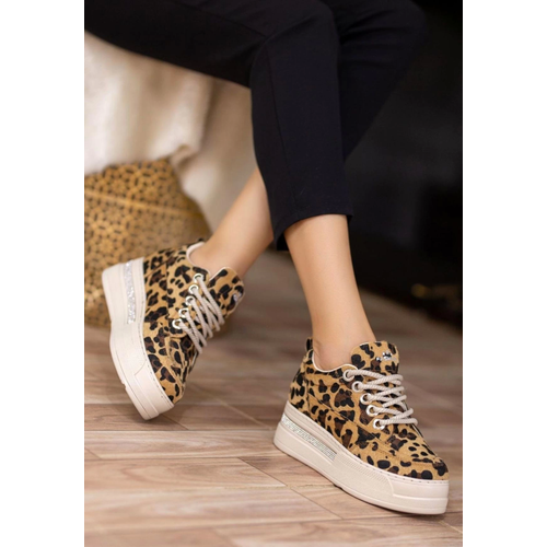 Lulu Leopar Set Backl Spor Ayakkab
