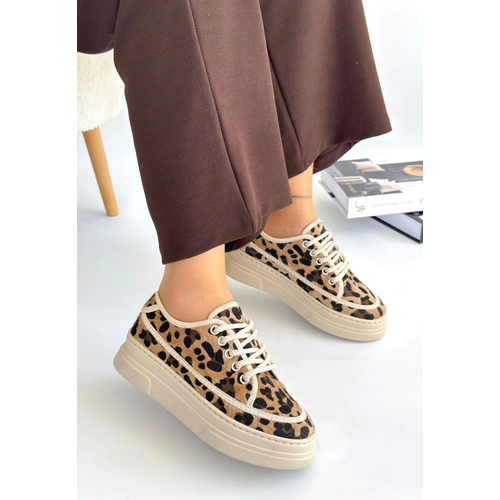 Carin Leopar Set Backl Spor Ayakkab