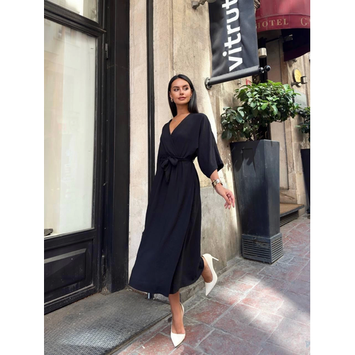 Ayrobin Midi Elbise