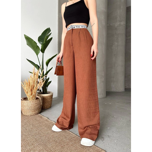 Flaml Kahve Pantolon