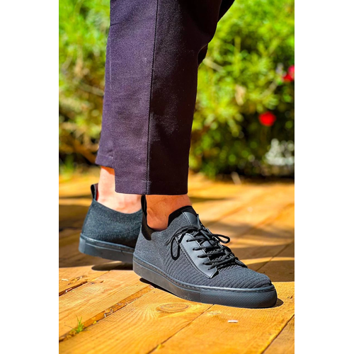 Kb-110  Kuback Siyah Triko Siyah Yksek Taban Backl Gnlk Erkek Ayakkab