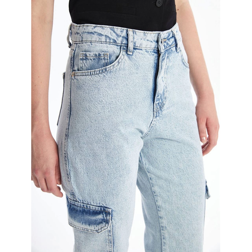 Kargo Cep Kar Ykama Jeans Pantolon