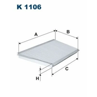 FILTRON K1106 | Polen Filtresi 00-07 C-Seri (W203) C180-C200