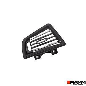 BMW 5 Serisi F10 2010-2016 Klima Kalorifer Sol Havaland�rma Izgaras� - Siyah - Kromlu