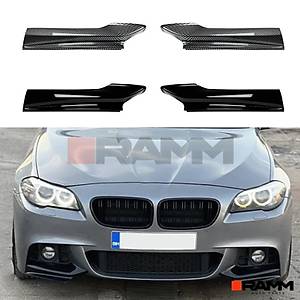 BMW F10 F11 M Sport �n Tampon Flap Seti � Parlak Karbon