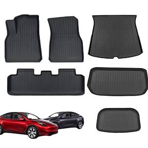 Tesla Model Y Komple Kau�uk Paspas Seti - Siyah