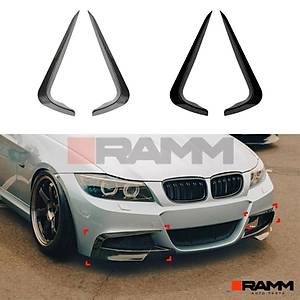 BMW E90 E91 LCI �n Tampon Bayra�� � Parlak Karbon