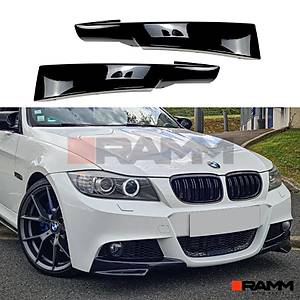 BMW E90 LCI M-Tech �n Tampon Flap Seti � Parlak Siyah