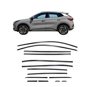 BYD Atto 3 �n Arka Yan Cam D�� ��talar� - 14 Adet - Siyah