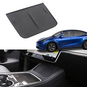 Tesla Model Y - Model 3 TPE Plastik Telefon �arj Pedi - Siyah