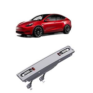 Tesla Model Y - Model 3 Orta Konsol �arj �nitesi - Type C - iPhone PD Uyumlu - 2 Port - Gri