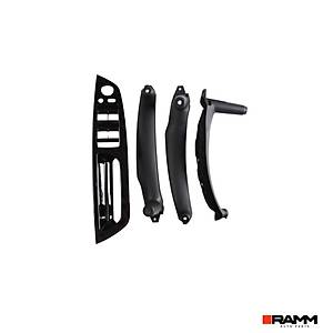 BMW X5 E70 2007-2013 Kap� Kolu Kaplamas� Seti - Siyah