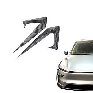 Tesla Juniper Yan Kamera �er�eve Kapa�� HW4.0 K�l�� Model � 2 Adet � Mat Karbon Siyah