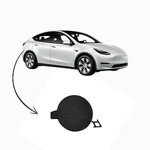Tesla Model Y Arka Tampon �eki Demir Kapa�� - Siyah
