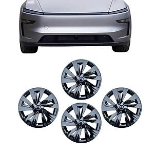 Tesla Juniper HALYCON Jant Kapa�� Seti 19 �n� � Parlak Siyah