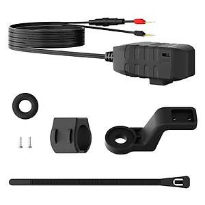 KNMASTER UC200 Motosiklet USB ve Type-C �ift Giri�li �arj Soketi