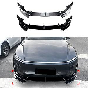 Tesla Juniper �n Tampon Tek Par�a Alt Spoyler � Parlak Karbon Siyah