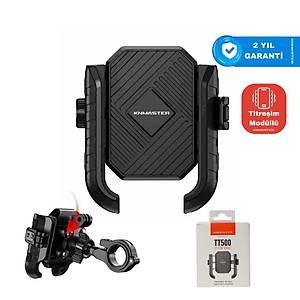 KNMASTER TT-500 Titre�im �nleyicili Motosiklet Telefon Tutucu
