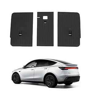 Tesla Juniper Arka Koltuk Kau�uk Paspas� Seti � �izgili Desenli � Siyah