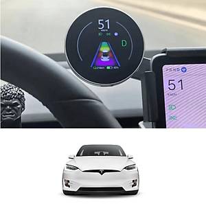 Tesla Model Y - Model 3 F21 Multi Fonksiyonlu Orta Konsol Kontrol Paneli - Dokunmatik Ekran - E� Zamanl� Senkronizasyon