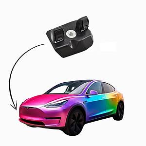 Tesla Model Y �n Tampon Alt Braketi - Sol - Siyah
