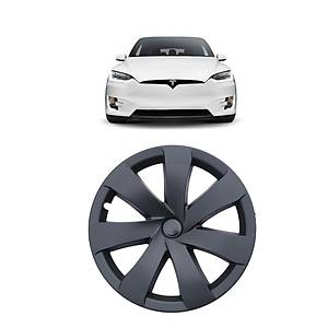 Tesla Model Y ZENITH Jant Kapa�� - 19 �n� - Mat Siyah - 4 Adet Set