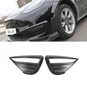 Tesla Model Y �n Sis Lambas� Ka�� Upgrade Geni� Tip � (2 Adet) � Mat Siyah