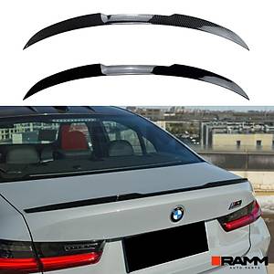 BMW G20 M3 Stil Bagaj Spoiler Parlak Siyah