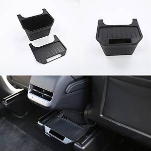 Tesla Model Y Arka Koltuk Orta B�l�m Kapakl� Saklama Alan� - Siyah