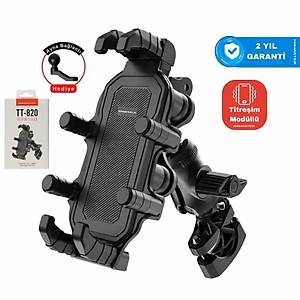 KNMASTER TT-820 Titre�im �nleyicili Motosiklet Telefon Tutucu