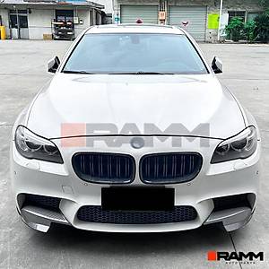 BMW F10 F11 M5 Stil �n Tampon Flap Seti � Parlak Karbon