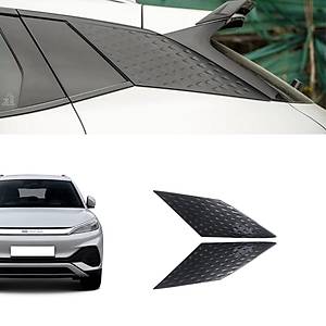 BYD Atto 3 Arka Yan Direk �er�evesi - ABS Karbon Kaplama - Siyah - 2 Adet Set