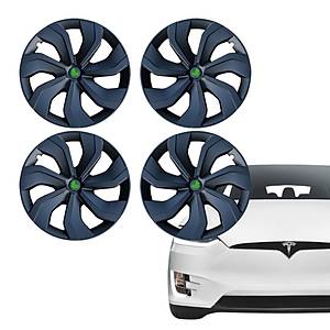 Tesla Model Y KNIFE Jant Kapa�� Seti - 19 �n� - Mat Siyah