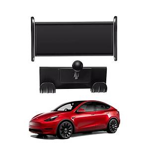 Tesla Model Y - Model 3 �n G���se Tak�lan Tablet Tutucu ve �kili Kanca - Siyah