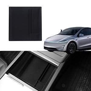 Tesla Juniper Orta Konsol D�zenleyici Orta � Kaymaz Y�zey Kuma� Kaplamal� � Siyah