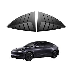 Tesla Juniper Yan Kelebek Cam� Kapa�� � 2 Adet � Mat Siyah