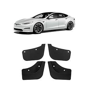 Tesla Model Y �n - Arka Pa�al�k Spor K�sa Model - 4 Adet - Mat Siyah