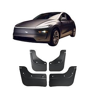 Tesla Juniper �n ve Arka Pa�al�k Spor K�sa Model � 4 Adet � Mat Siyah