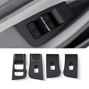 Tesla Juniper �n Arka Kap�lar Cam A�ma Mod�l �er�evesi � Siyah � 4 Adet