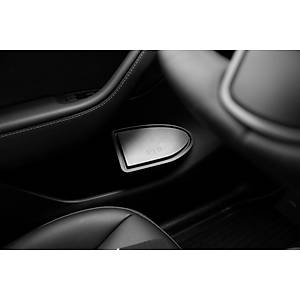 Tesla Model Y �n Kap� ��p Kutusu - Sa� + Sol - Mat Siyah - 2 Adet Set