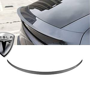 Tesla Juniper Arka Tampon Performance Tip Spoyleri (Spoiler) � Mat Karbon Kaplama � Siyah