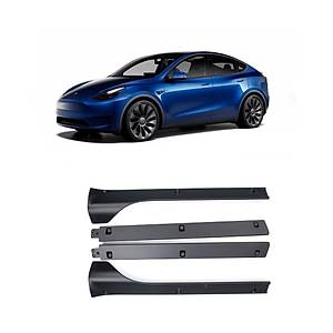 Tesla Model Y Yan Mar�biyel Seti - Mat Siyah - 2 Adet Set