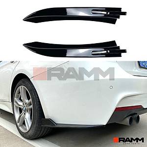 BMW F30 M Paketi Arka Tampon B��a�� Sa�Sol Parlak Siyah