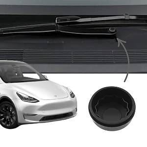 Tesla Model Y �n Cam Silecek Kolu Kapa�� - Sa� veya Sol - Siyah