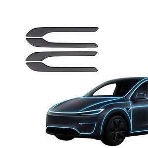 Tesla Model Y - Juniper - Model 3 Kap� A�ma Kolu � 4 Adet � Mat Siyah