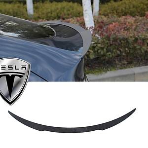 Tesla Model Y Arka Tampon Spor Tip Spoyleri (Spoiler) � Parlak Siyah