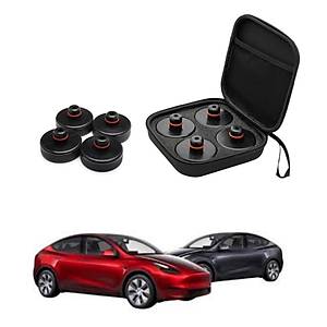 Tesla Model Y - Model 3 Lift Takoz Seti - 24 mm - 4 Adet - Plastik Kutulu - Siyah