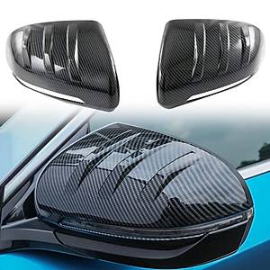 BYD Atto 3 Yan Dikiz Aynas� Kapaklar� - ABS Karbon Kaplama - Mat Siyah + Parlak Siyah - 2 Adet Set