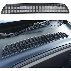 Tesla Model Y �n Kaput Hava Alma Koruyucu Kapak - Mat Siyah - 2 Adet Set